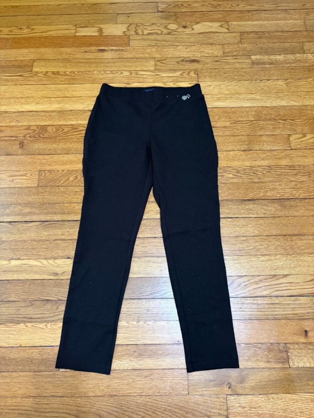 Tommy Hilfiger Women’s Black Cropped Dress Pants Size 8 Stretch Slacks Trousers